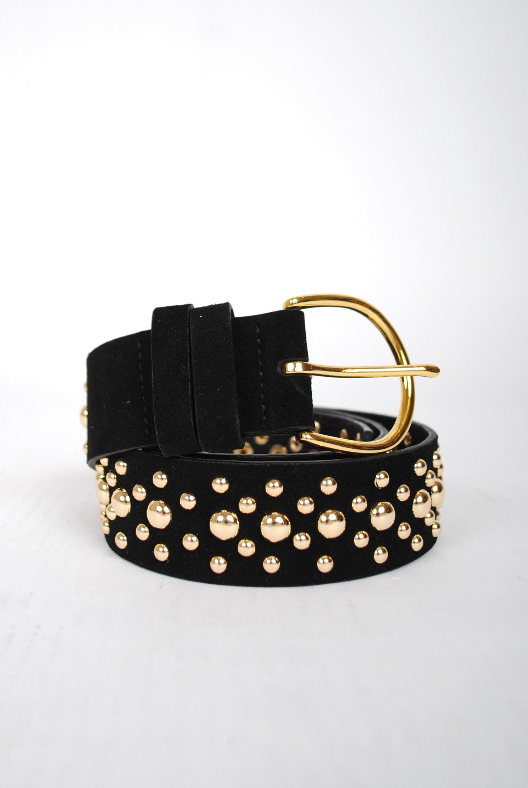 Frame Denim Studded Belt - Noir | Garmentory display picture 1