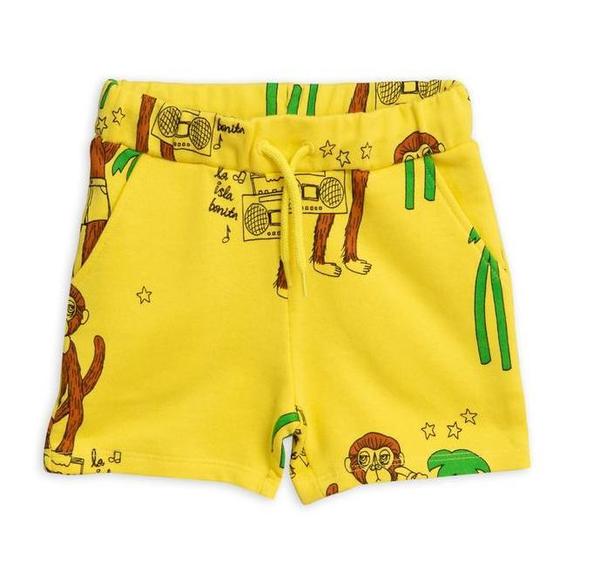 Kids Mini Rodini Cool Monkey Sweatshorts Kids Mini Rodini Cool Monkey Sweatshorts