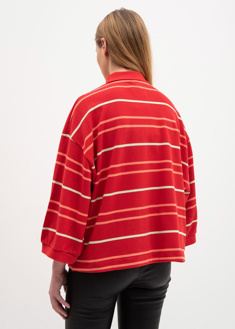 Doublet 3D Patch Polo Shirt - Red | Garmentory