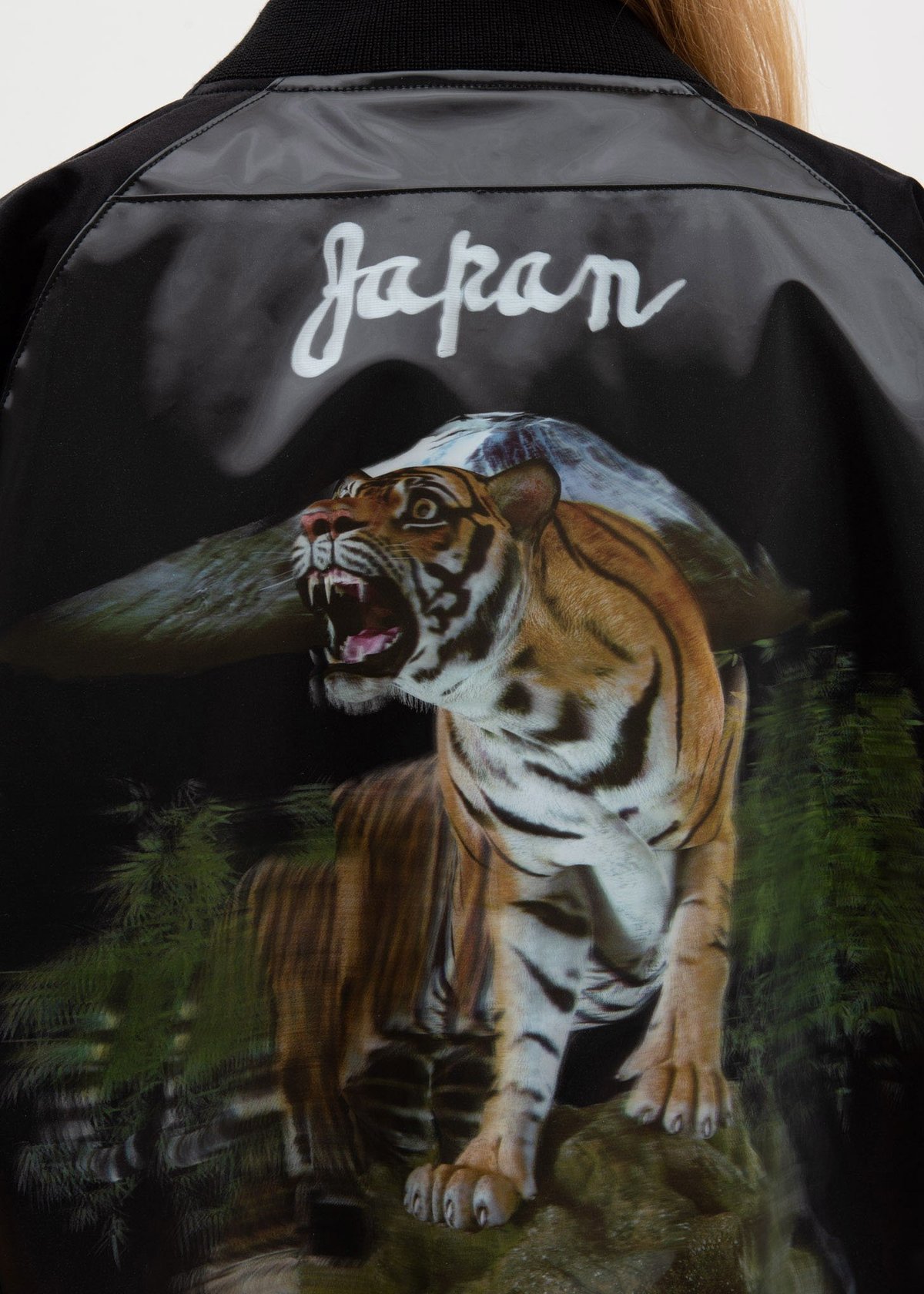 Doublet Tiger 3D Printed Souvenir Jacket - black | Garmentory