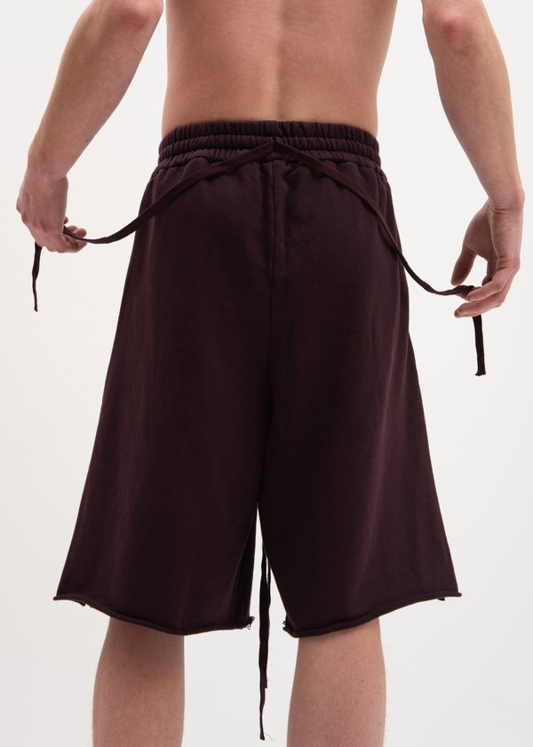 Komakino Fleece Scraps Shorts - Cherry Komakino Fleece Scraps Shorts - Cherry