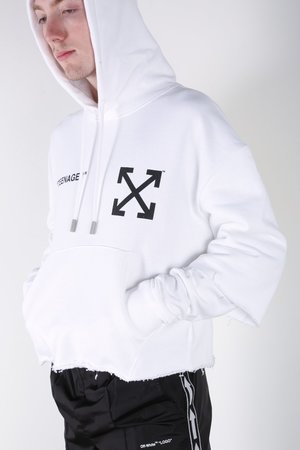 Off White Flamed Bart Hoodie | Garmentory