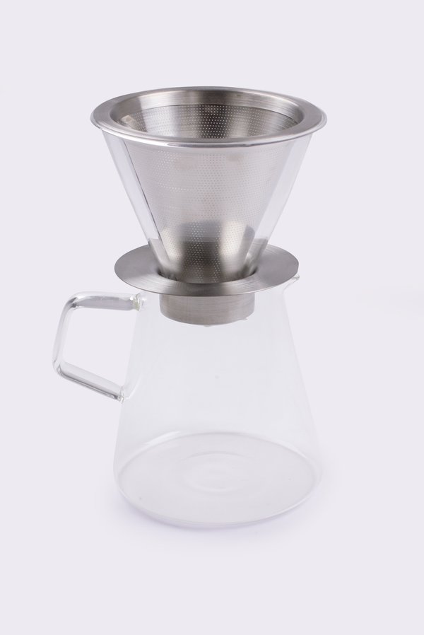 Kinto Japan Carat Coffee Dripper and Pot with Lid Garmentory