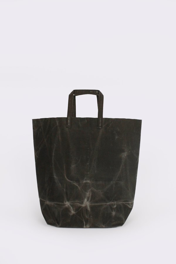 kazumi takigawa funagata bag M （L） Kazumi Takigawa Funagata 003 Waxed Canvas Bag | Garmentory