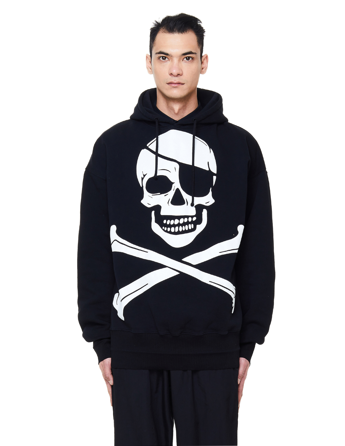 Vetements Skull Cotton Pirate Hoodie | Garmentory