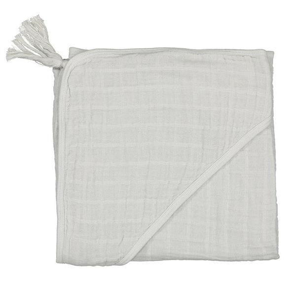 Kids Moumout Paris Sybel Muslin Hooded Towel - Almond Green Kids Moumout Paris Sybel Muslin Hooded Towel - Almond Green