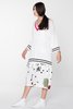 SALASAI V KNIT DRESS - WHITE LINEN KNIT - Thumbnail 6