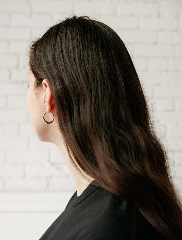 All Blues Fat Baby Snake Earrings - Silver | Garmentory