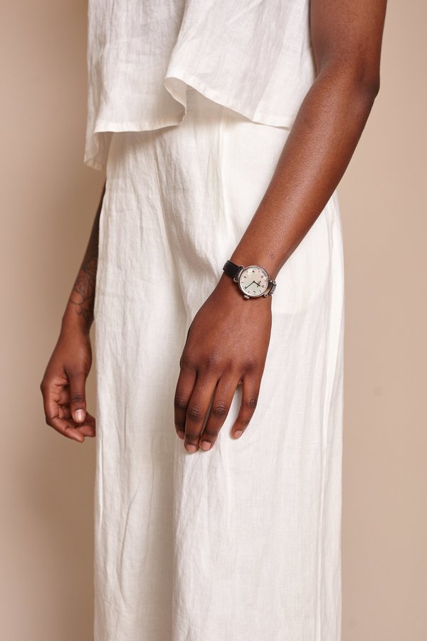 Shinola Canfield 32mm Watch - Mother of Pearl/Black | Garmentory display picture 3