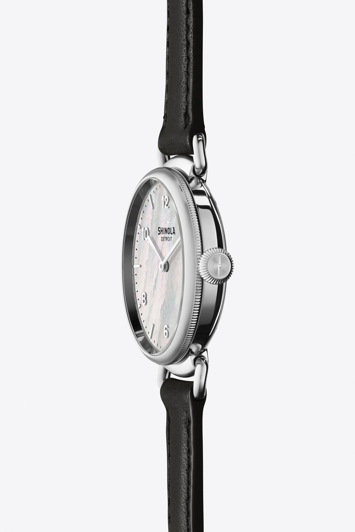 Shinola The Canfield 32mm Mother of Pearl Watch Mother of Pearl Derby Watch by Shinola - NEWTWIST main image 4