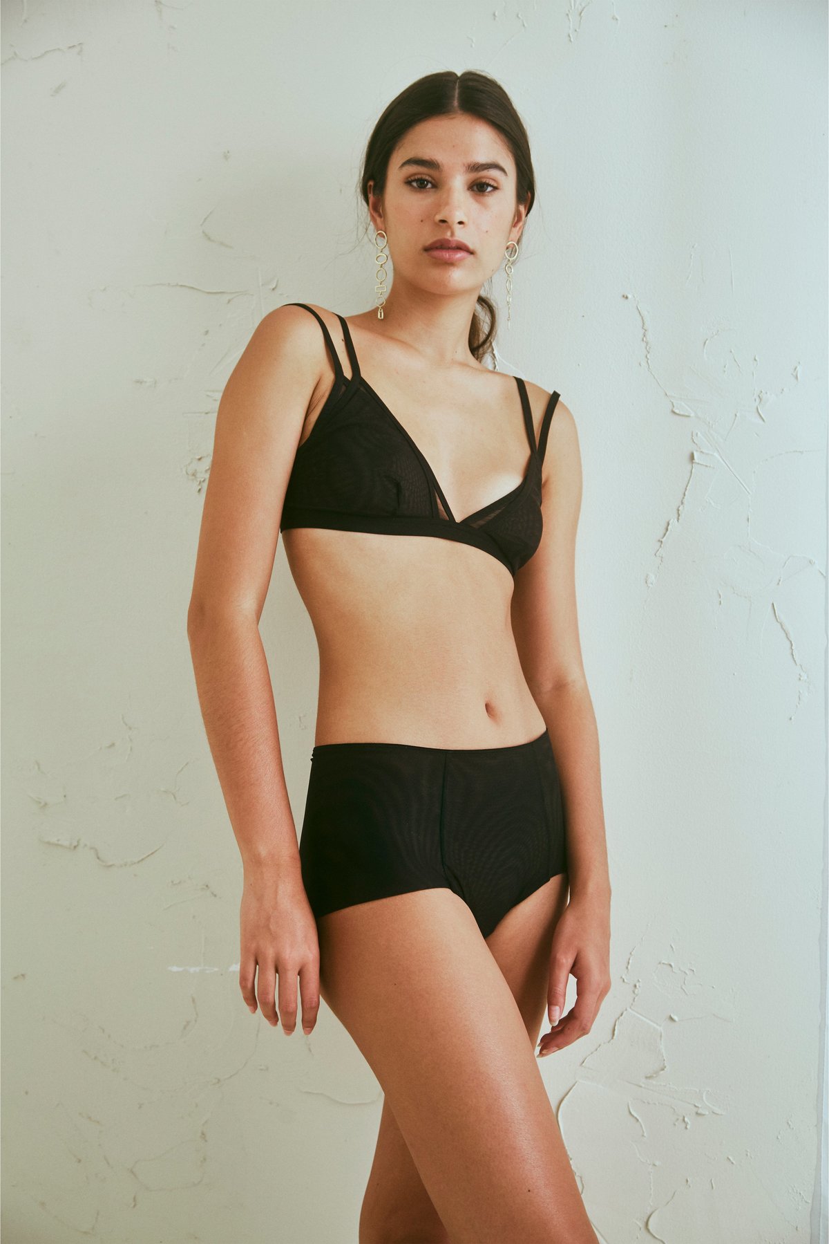 The Great Eros Canova Double Bralette - Black - Image 1 of 4