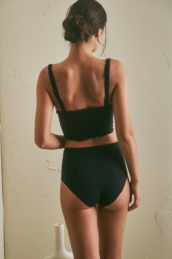 The Great Eros Forma Hi Waist Bikini - Black