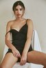 The Great Eros Lugano Slip Dress - Black - Thumbnail 3