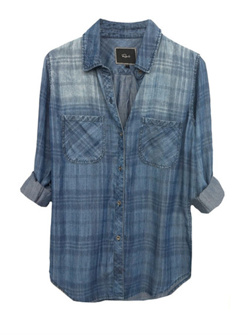 Rails Carter Denim Plaid Rails Carter Denim Plaid