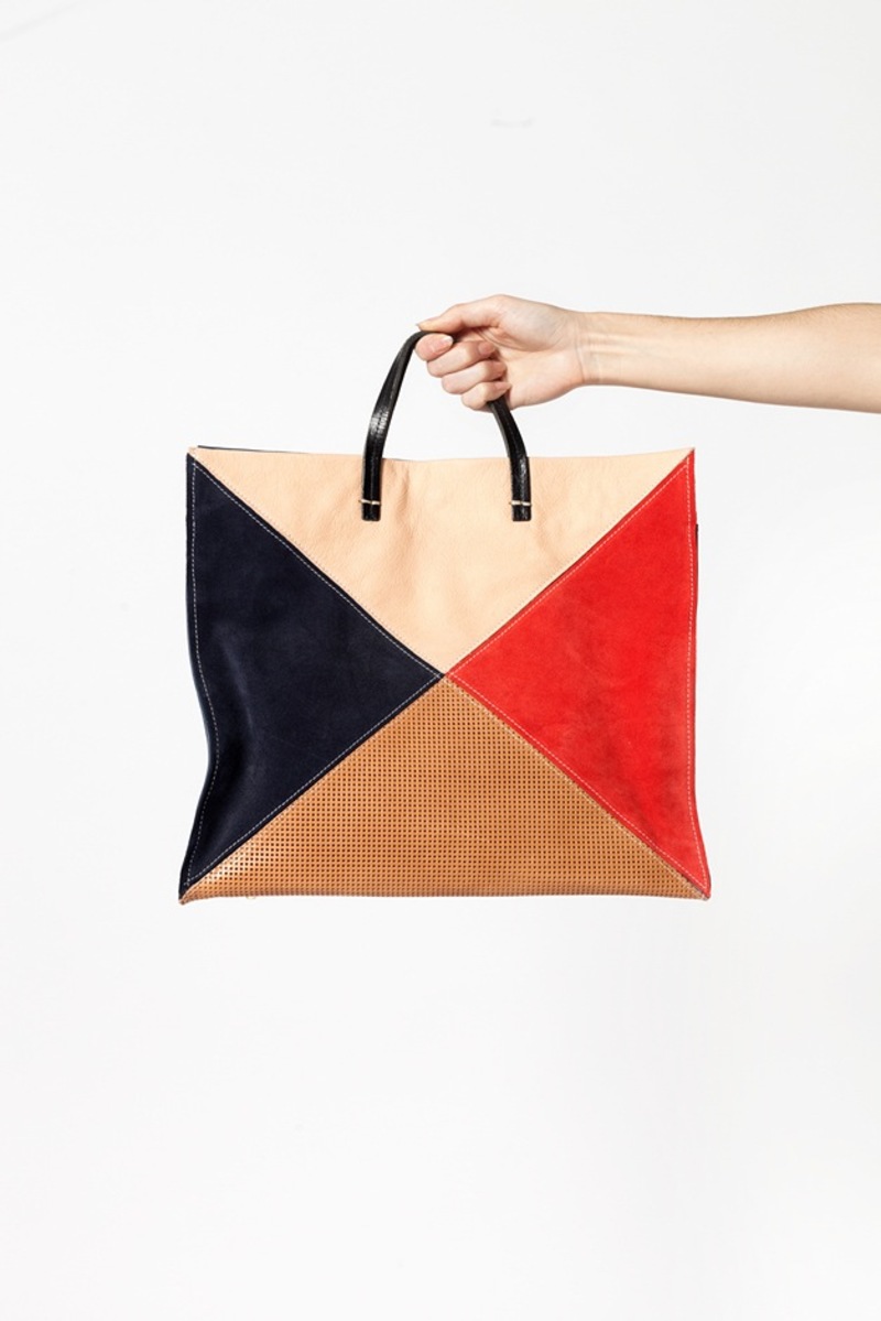 Clare V. Patchwork Simple Tote | Garmentory