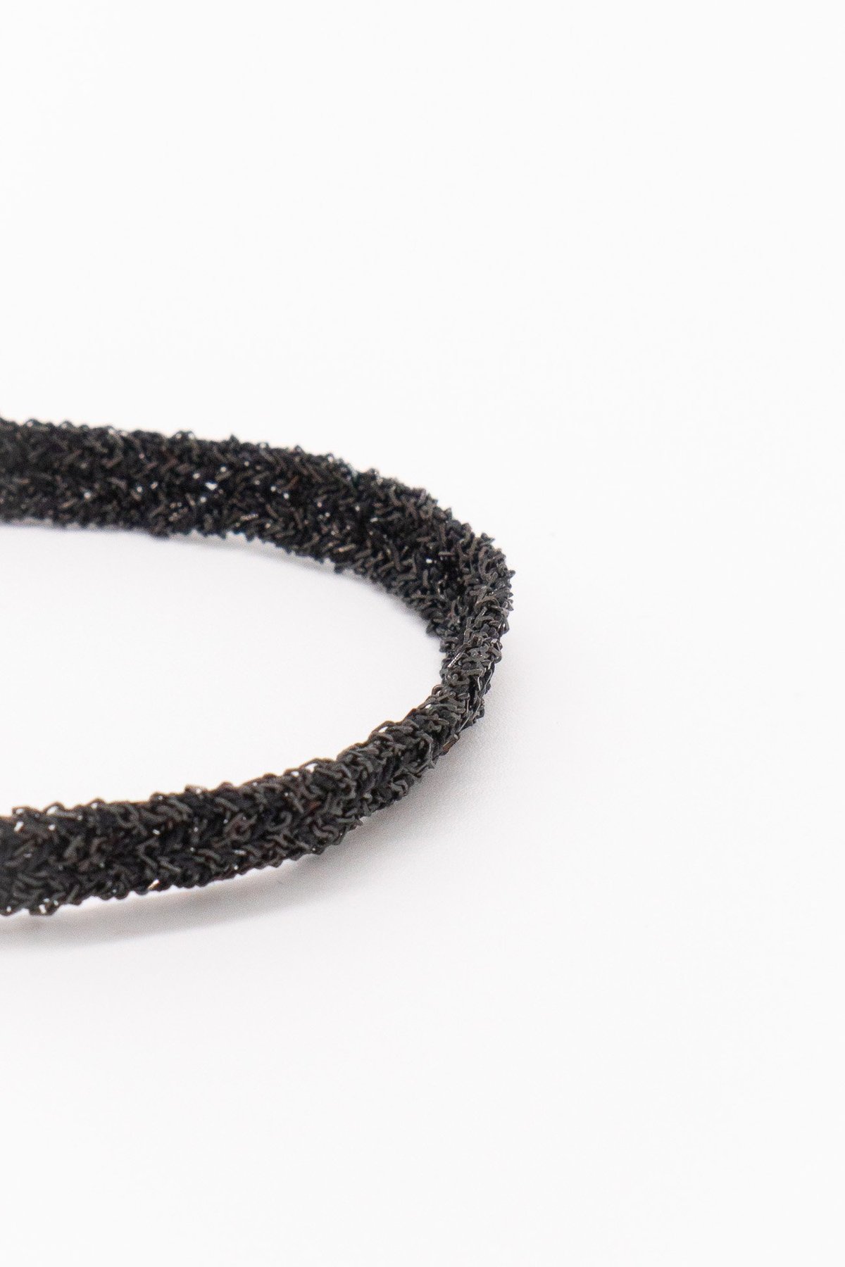 Marie Laure Chamorel Plaited Bracelet - Black Silver - Image 2 of 2