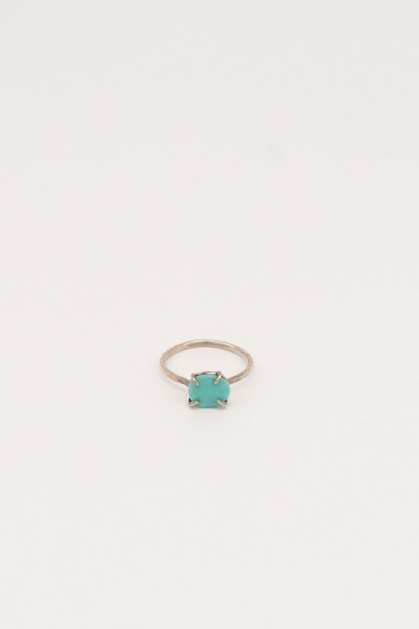 Melissa Joy Manning Ring - Sterling Silver/Turquoise