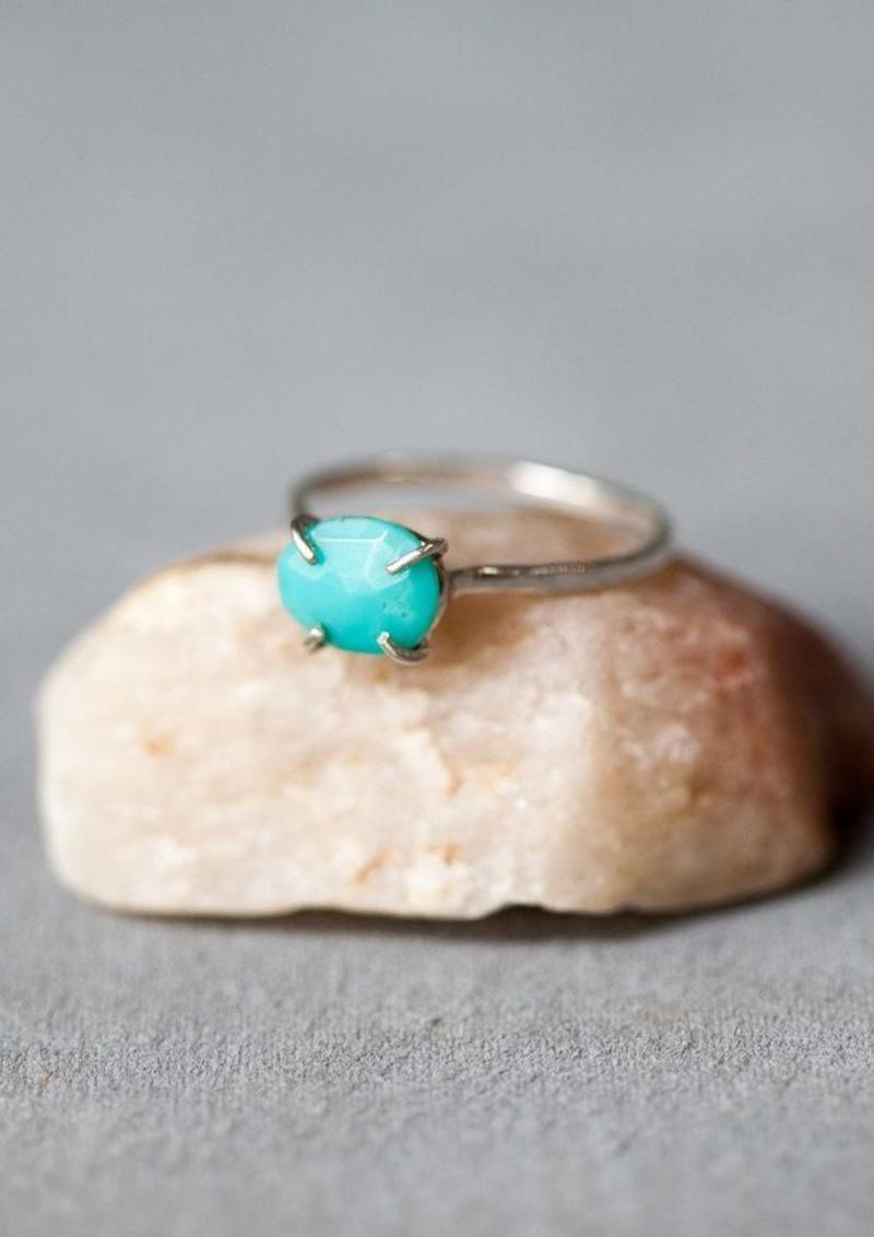 Melissa Joy Manning Ring - Sterling Silver/Turquoise