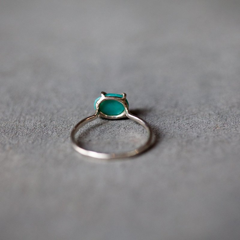 Melissa Joy Manning Ring - Sterling Silver/Turquoise