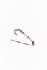Robin Mollicone Beaded Gunmetal Decorative Safety Pin - Thumbnail 2