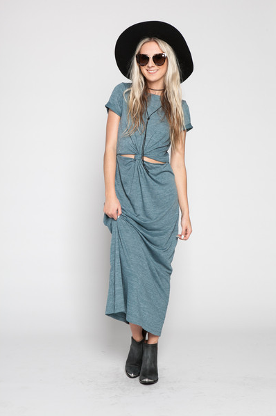 WONDERLAND HONOLULU Charli Knotted Maxi Dress WONDERLAND HONOLULU Charli Knotted Maxi Dress