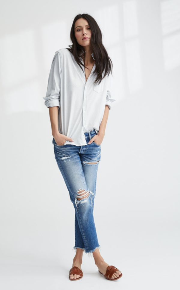 TEE LAB by FRANK & EILEEN LAB EILEEN shirt - Dirty White | Garmentory
