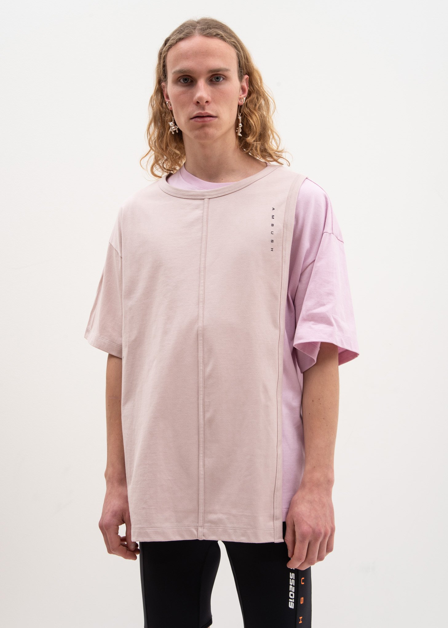 Tシャツ・カットソー AMBUSH Men T-shirt Pink BMAA055S23JER001 3230 Ambush Outlet: T-shirt men - Pink | Ambush t-shirt