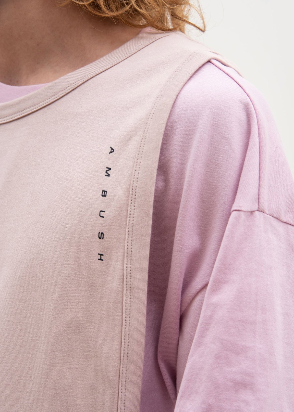 Tシャツ・カットソー AMBUSH Men T-shirt Pink BMAA055S23JER001 3230 Ambush Outlet: T-shirt men - Pink | Ambush t-shirt