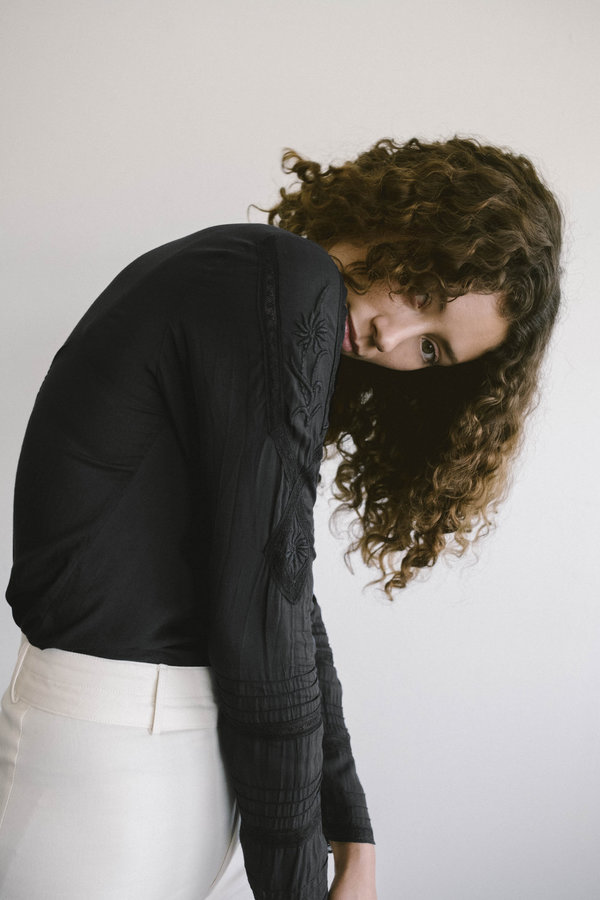 Maria Stanley The Benson Blouse - Noir Maria Stanley The Benson Blouse - Noir