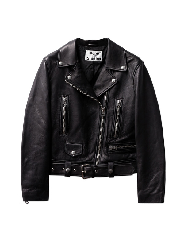 Acne Studios Mock Leather Black | Garmentory