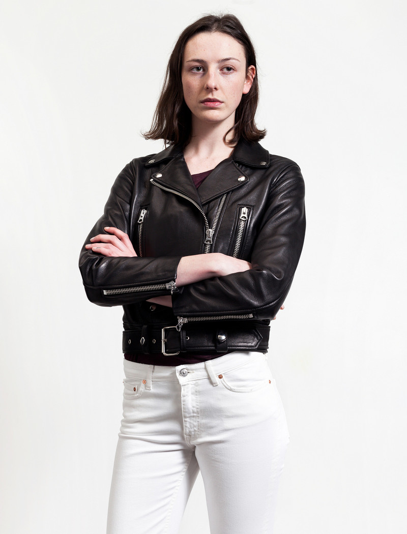 Acne Studios Mock Leather Black Garmentory