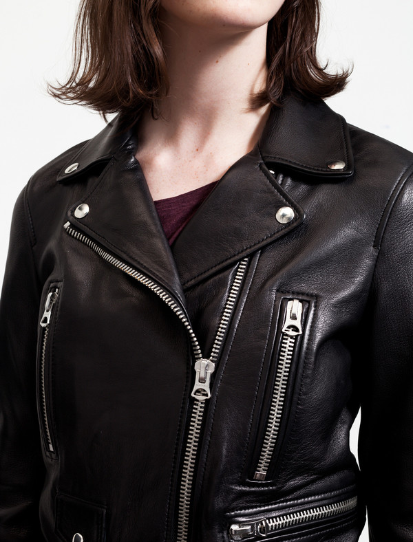 Acne Studios Mock Leather Black | Garmentory