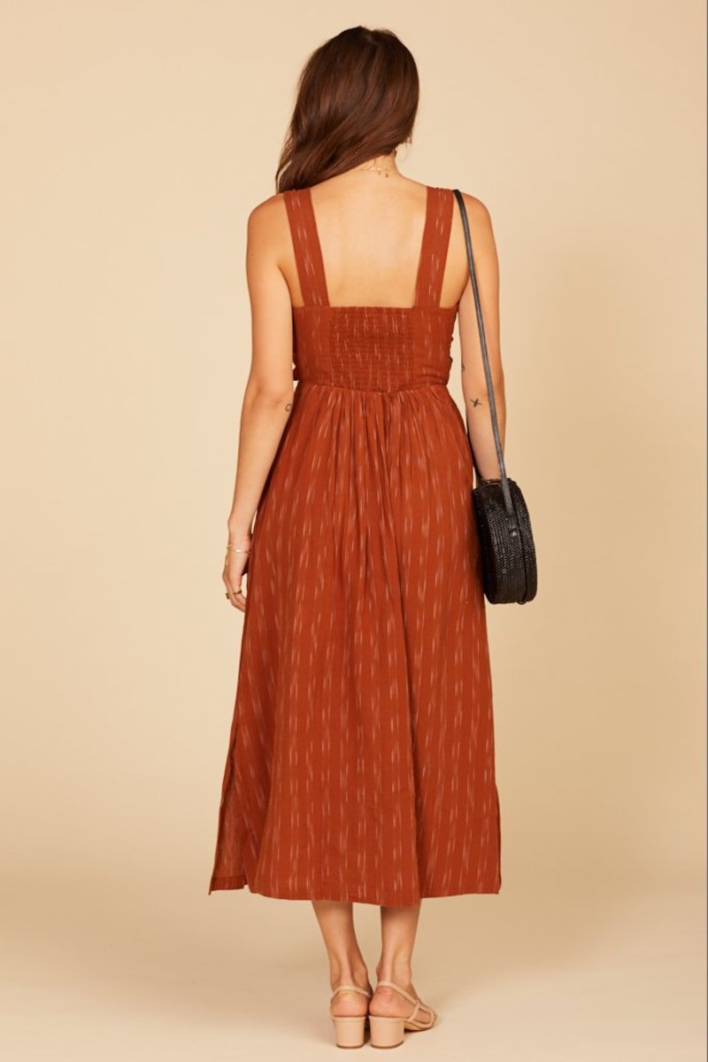 knee length dresses for ladies Milly Kait Strapless Lace Midi Dress main image 1