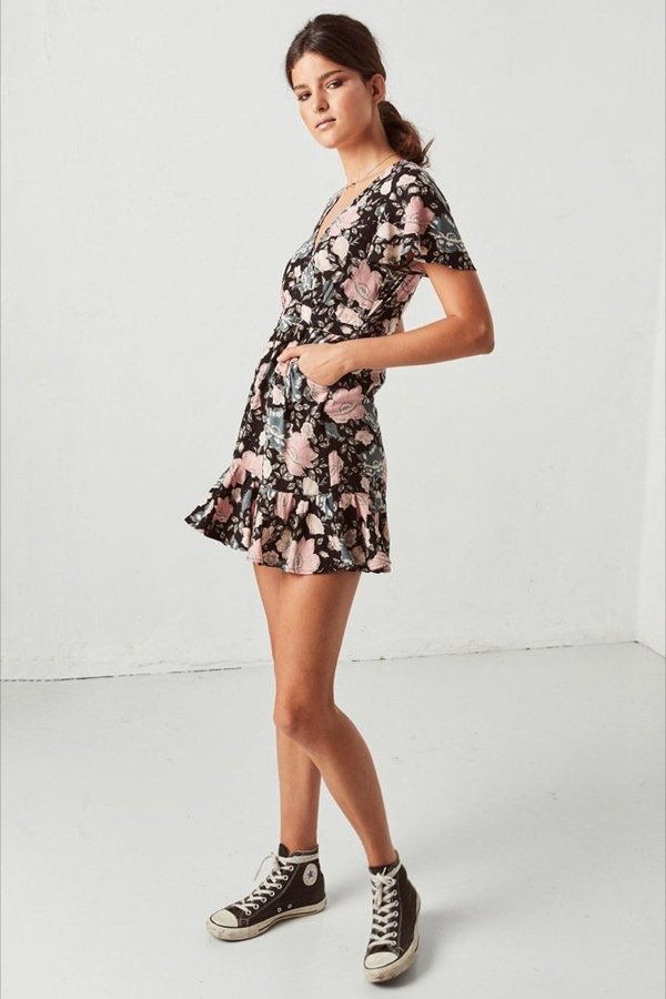 chain of fire mini dress Magnetic Fire Mini Dress Champagne