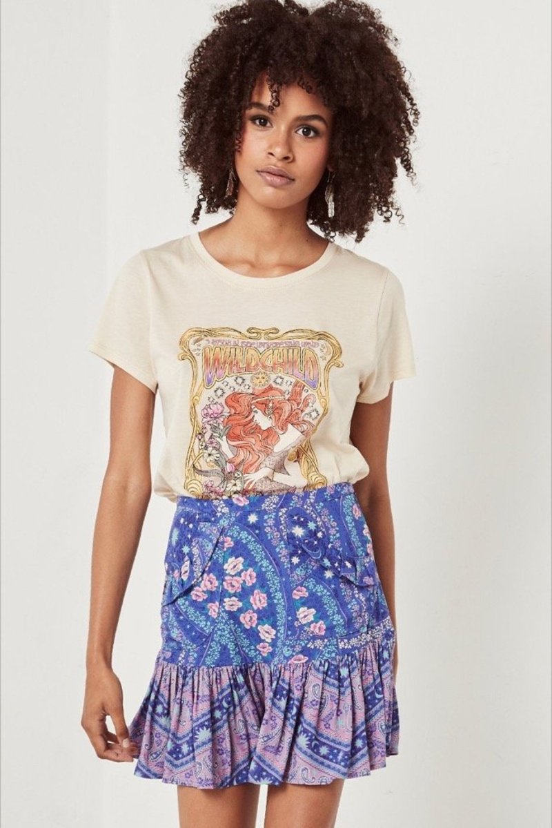 Cream Wild Child Tee