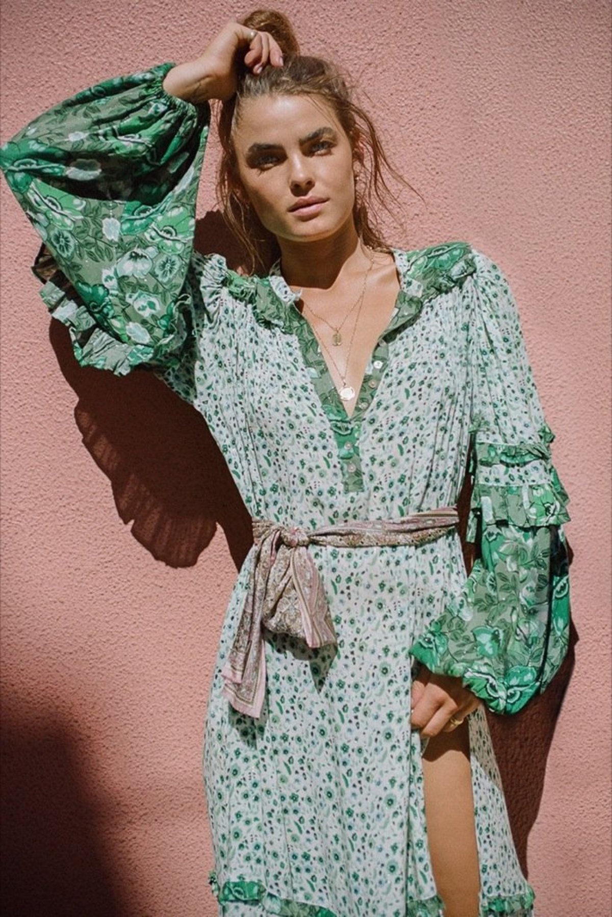 spell and the gypsy green dress Spell & The Gypsy Ocean Lace Slip Dress Seafoam 194112H19