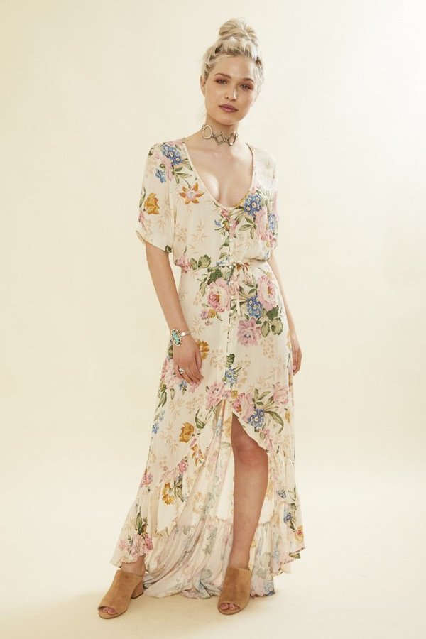 auguste delilah frill maxi dress Auguste The Label | Dresses | Auguste The Label Delilah Frill Maxi Dress
