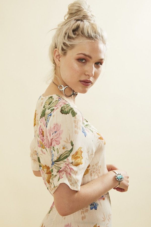 Natural Bloom Delilah Frill Maxi | Garmentory
