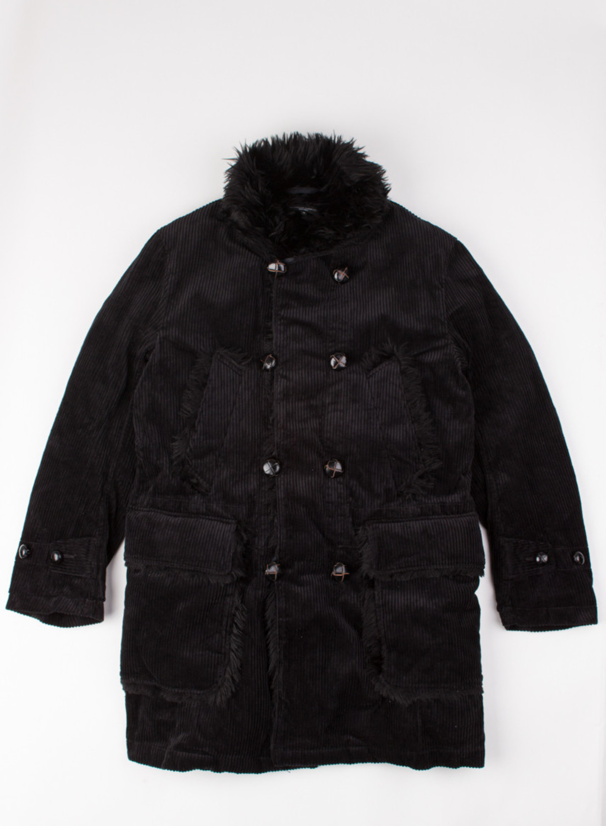 Engineered Garments Corduroy Mackinaw Jacket - Black | Garmentory