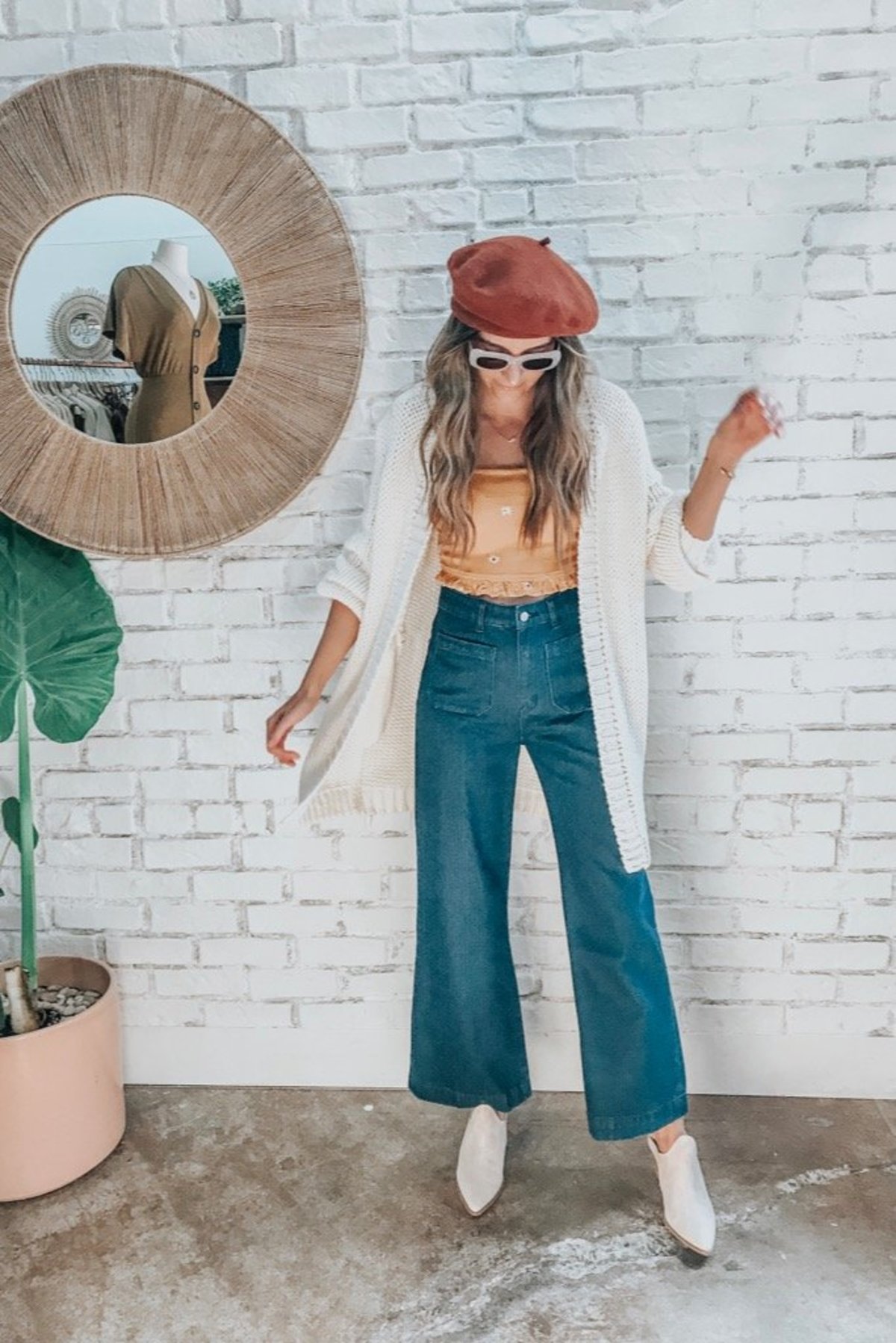 Brixton Audrey Beret - Rust  - Image 1 of 5