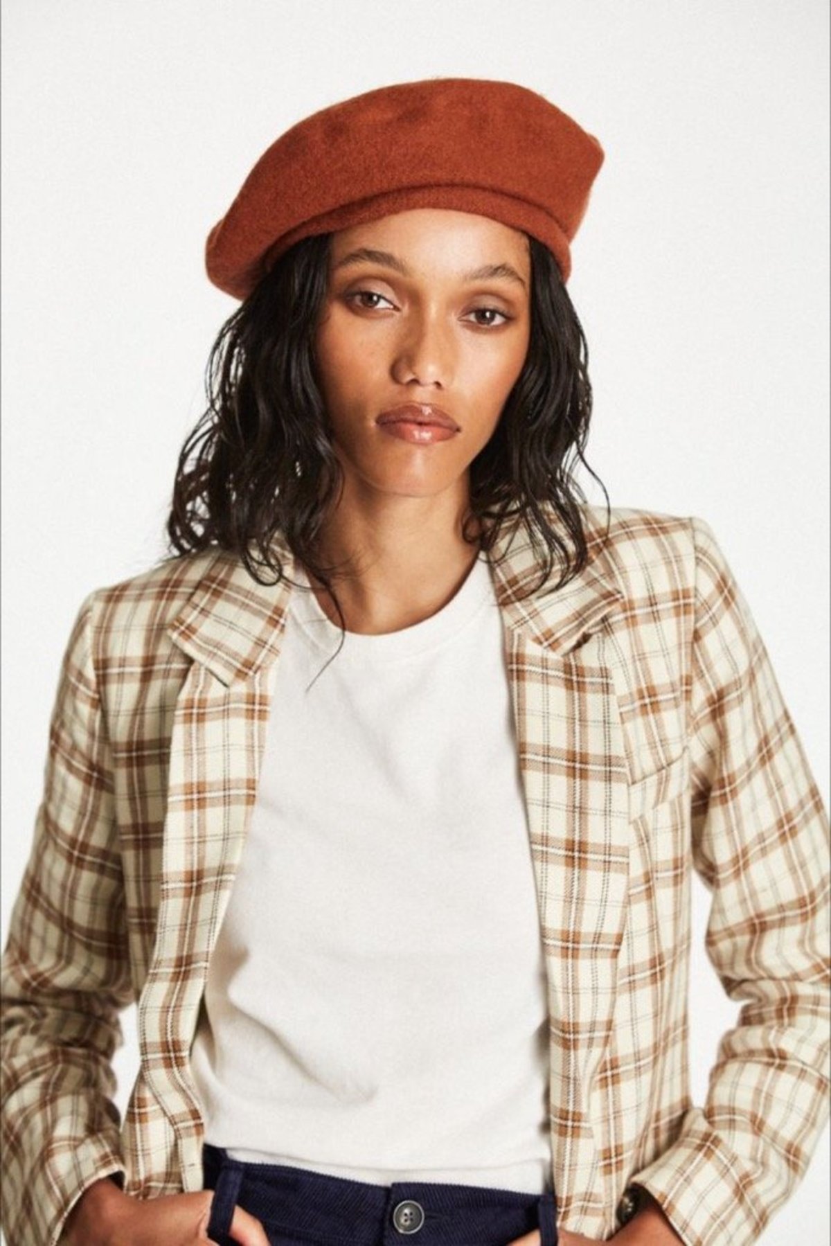 Brixton Audrey Beret - Rust  - Image 4 of 5