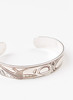Men's MAPLE Orca & Salmon Bangle Silver 925 - Thumbnail 2