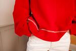 L.F.Markey Thierry Sweatshirt - Red - Thumbnail 7