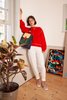 L.F.Markey Thierry Sweatshirt - Red - Thumbnail 9