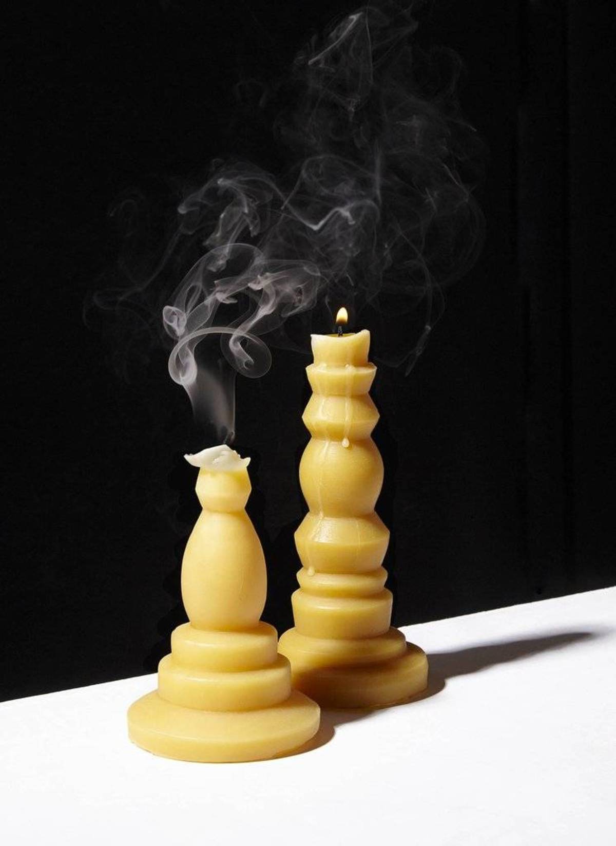 Helen Levi Cast Beeswax Totem Candle - Thumbnail 3