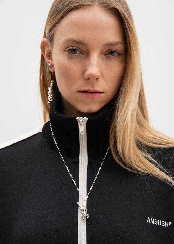 Ambush Inflatable Bunny Earring - Silver | Garmentory