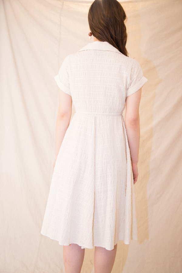 Nikki Chasin Rally Dress - Ivory Crinkle Nikki Chasin Rally Dress - Ivory Crinkle