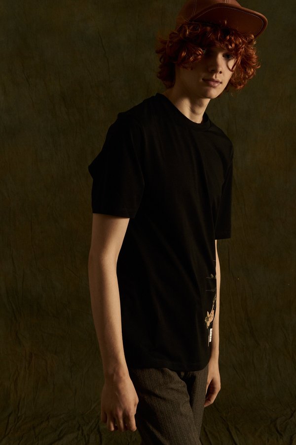 LOEWE Mackintosh Botanical Tee - Black | Garmentory