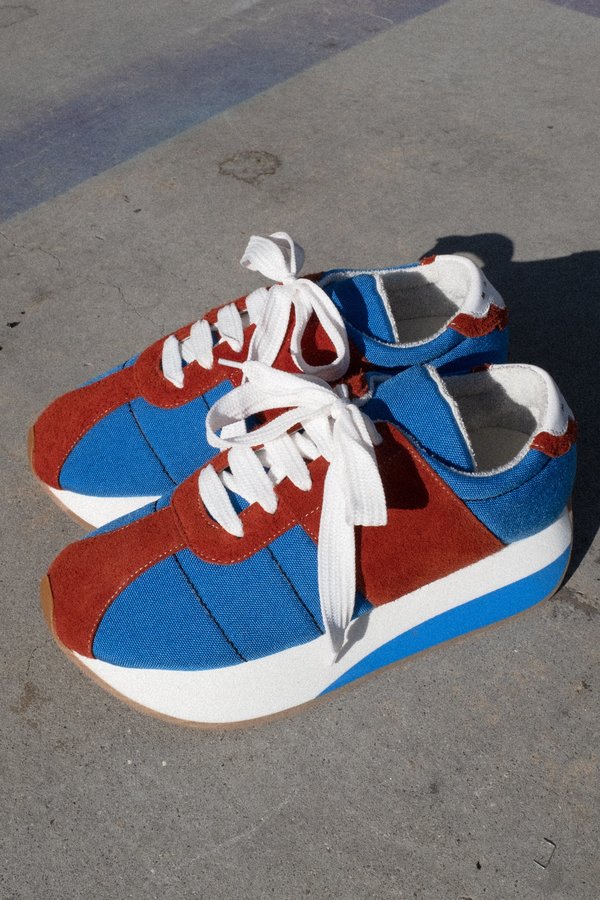 Marni Big Foot Sneaker - Blue/Red Marni Big Foot Sneaker - Blue/Red
