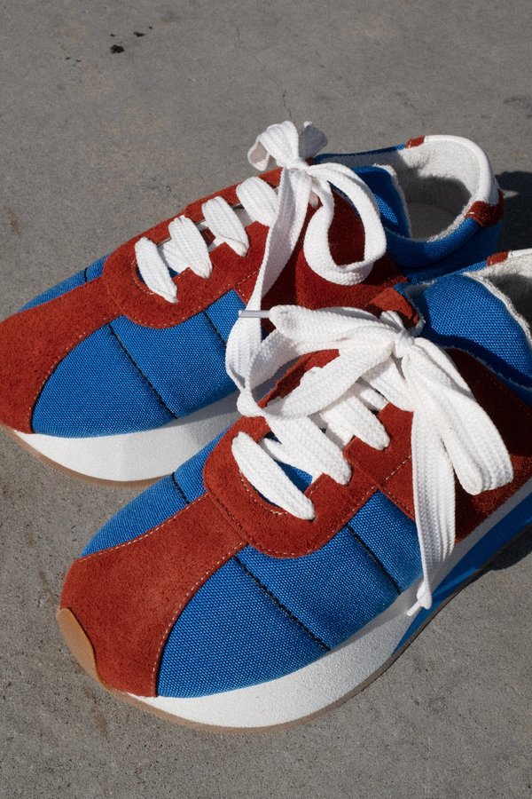 Marni Big Foot Sneaker - Blue/Red Marni Big Foot Sneaker - Blue/Red